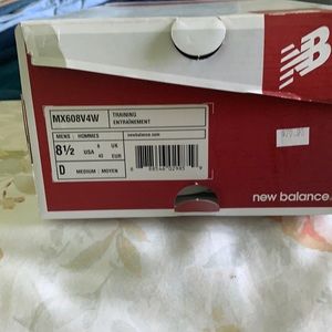 New Balance White Athletic Shoes Size 8 1/2